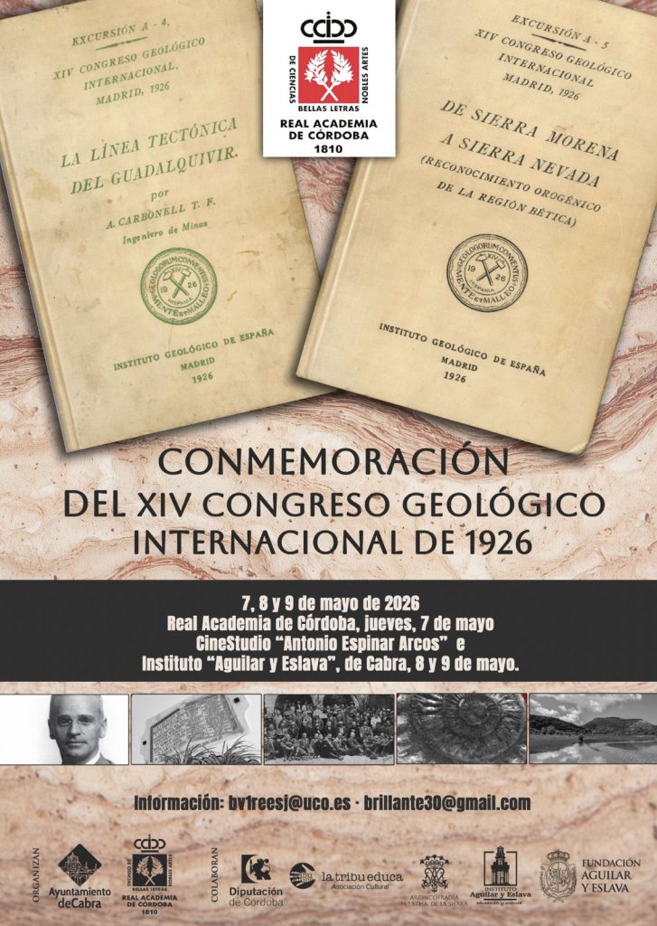 Cartel Jornadas XIV Congreso de Geología